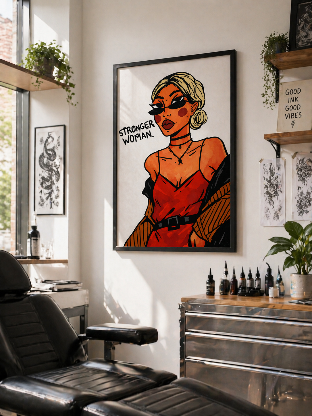Stronger Woman – Lámina Digital Empowerment | Arte Fashion Descargable