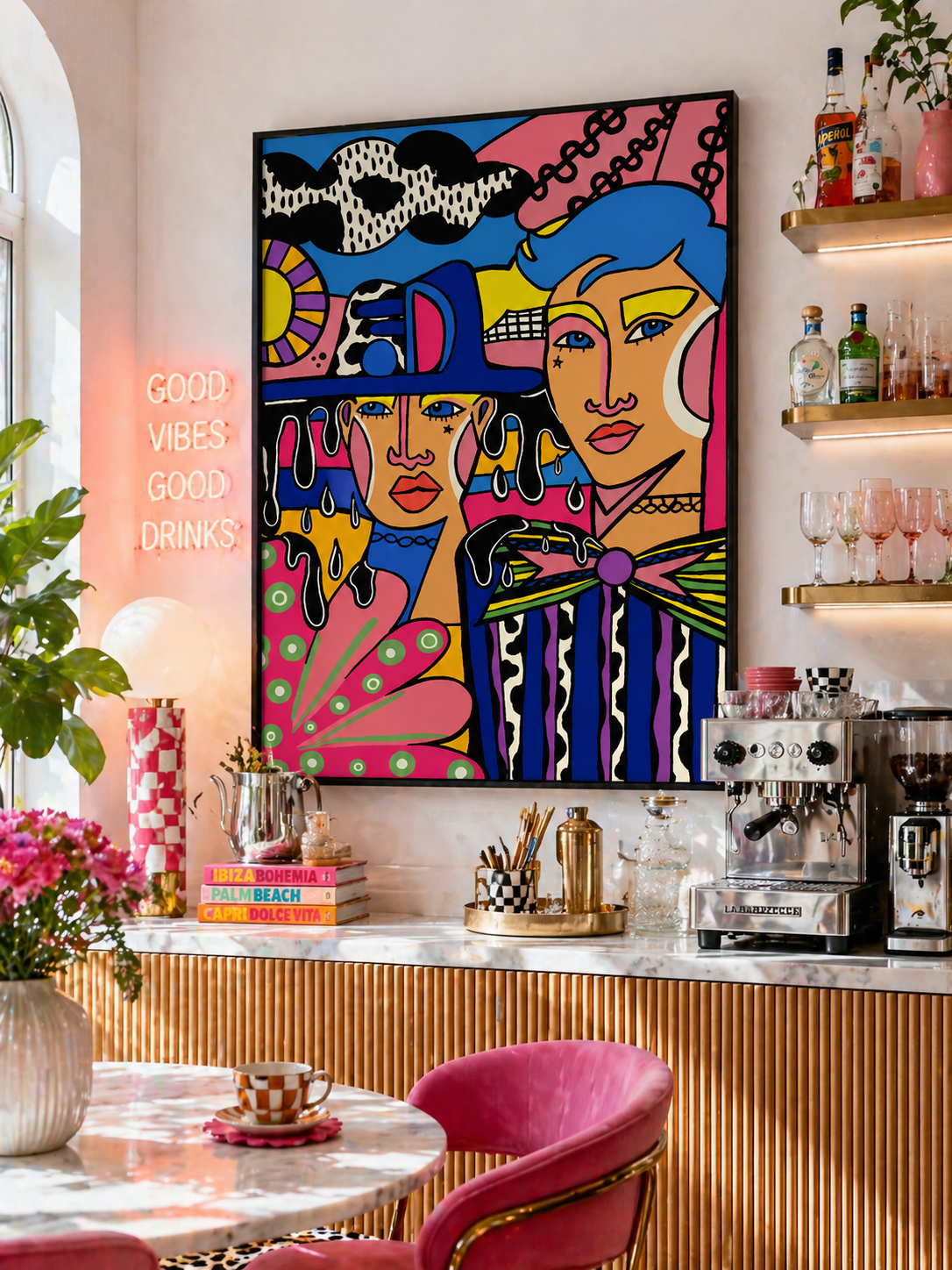 Lámina Pop Art Atrevida – Arte Moderno Colorido para Espacios con Personalidad