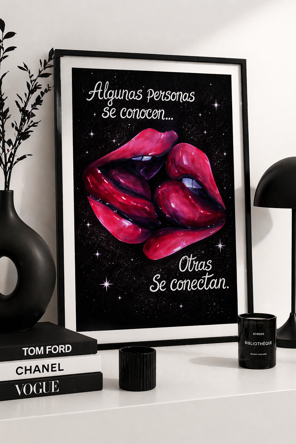 Conexión – Lámina Digital Artística | Ilustración Sensual Moderna Descargable